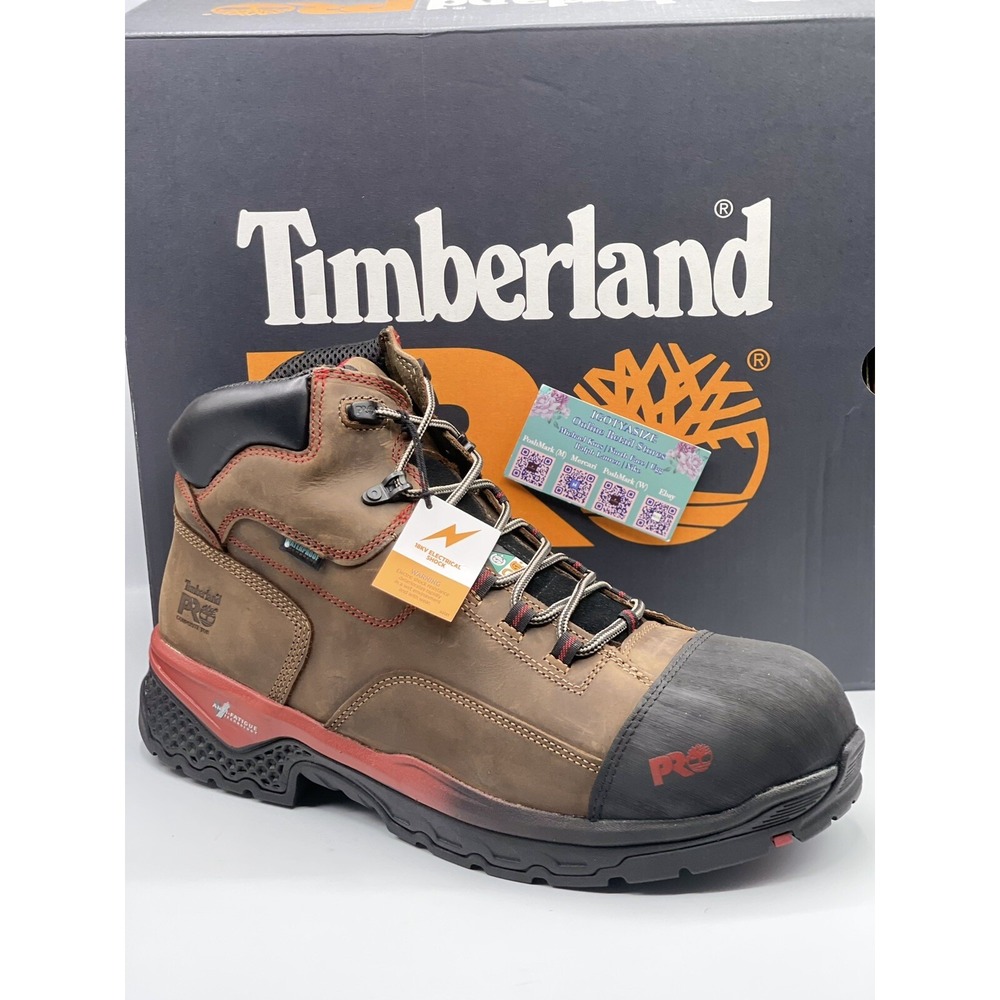 Timberland PRO 6" Bosshog Composite Safety Toe Waterproof Boot Size 14